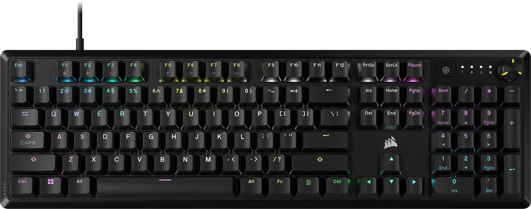 CORSAIR K70 Core RGB Mechanical Gaming Keyboard Corsair MLX Red Switch - Black