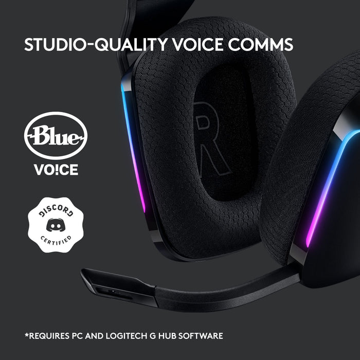 Gaming headset Logitech G733 Lightspeed Wireless RGB, Microphone, Black