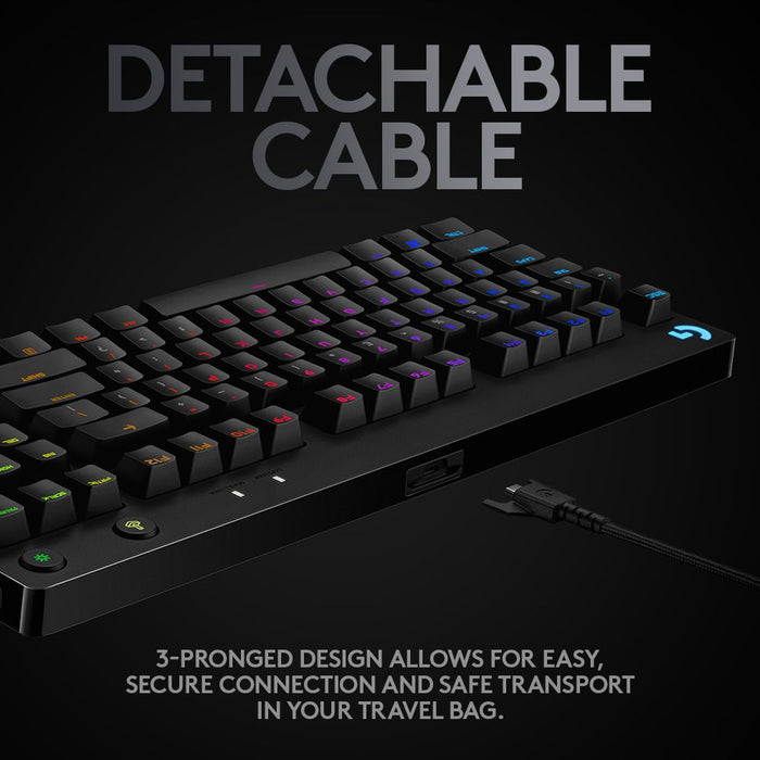 Logitech G Pro Clicky RGB Mechanical Gaming Keyboard
