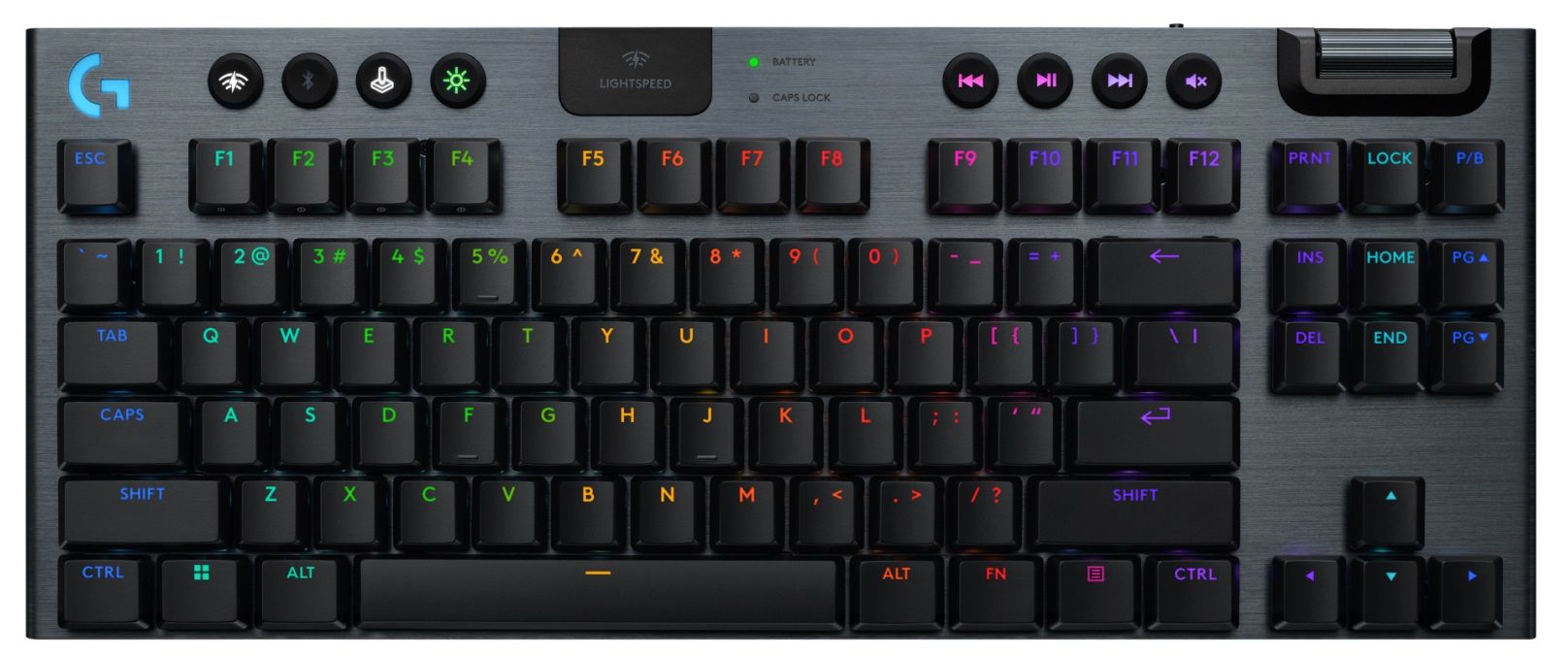 Logitech G915 X LIGHTSPEED TKL Low-Profile Wireless Gaming Keyboard - BLACK - US INT`L - EMEA28i-935