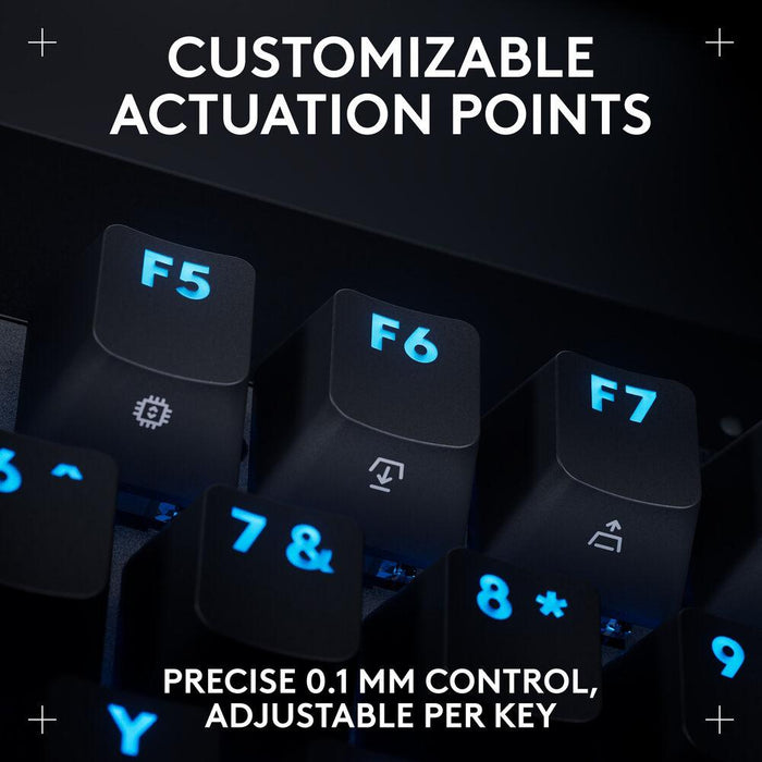 Logitech G Pro X RAPID TKL Gaming Mechanical Keyboard, Magnetic Analog Switch, Black