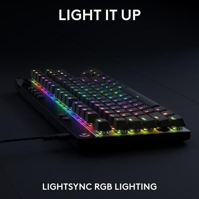 Logitech G Pro X RAPID TKL Gaming Mechanical Keyboard, Magnetic Analog Switch, Black