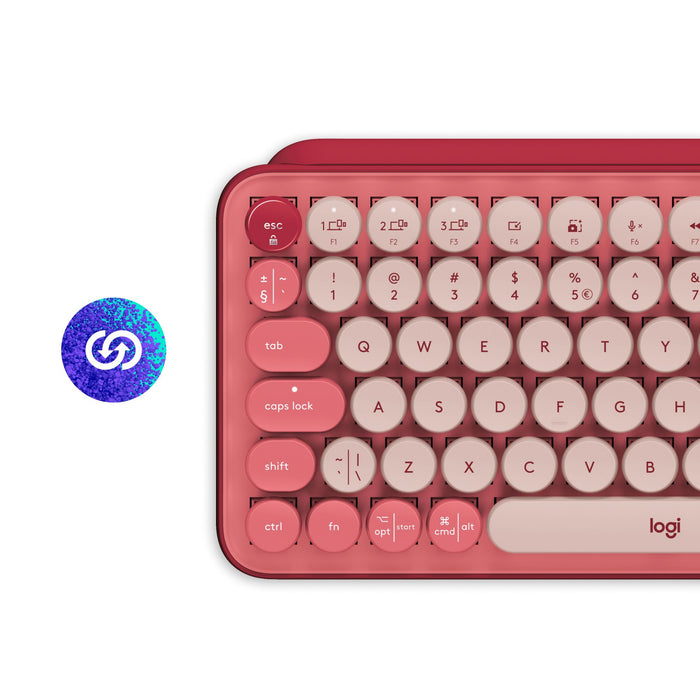 Keyboard LOGITECH POP KEYS ROSE 920-010737
