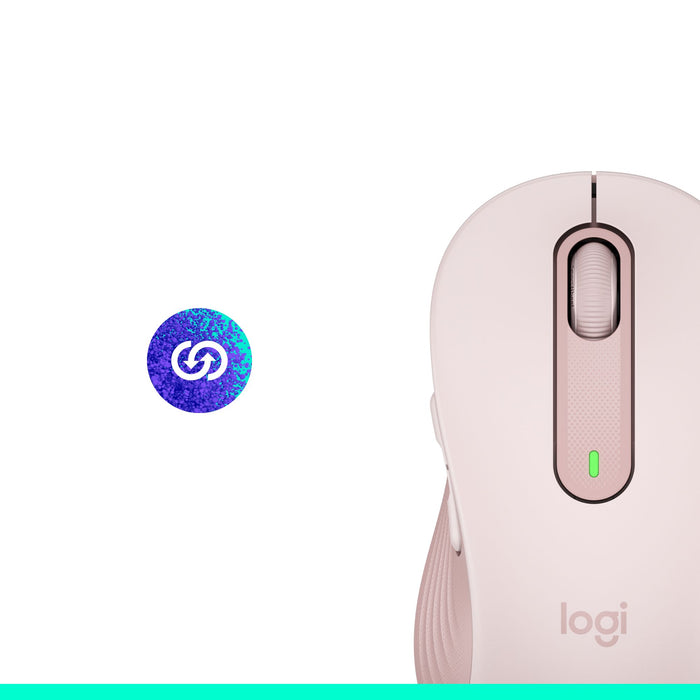 Logitech Signature M650 Wireless Mouse - ROSE - EMEA