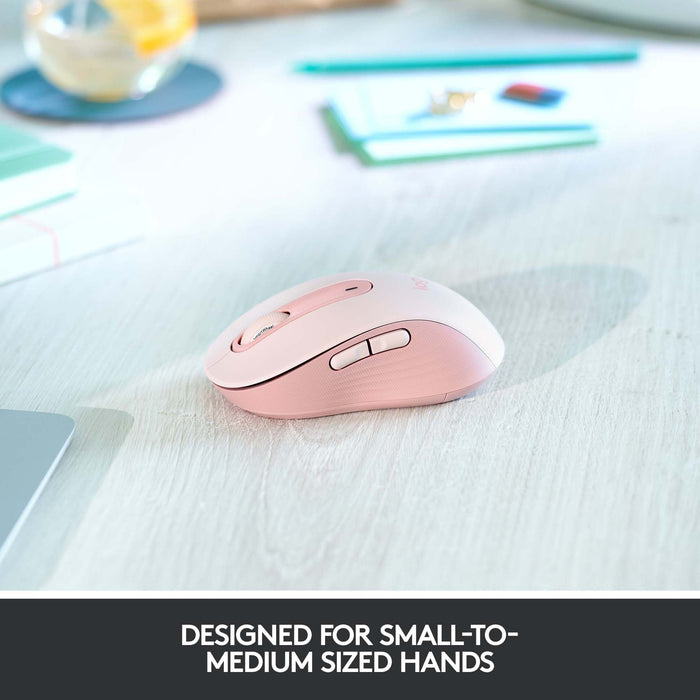 Logitech Signature M650 Wireless Mouse - ROSE - EMEA