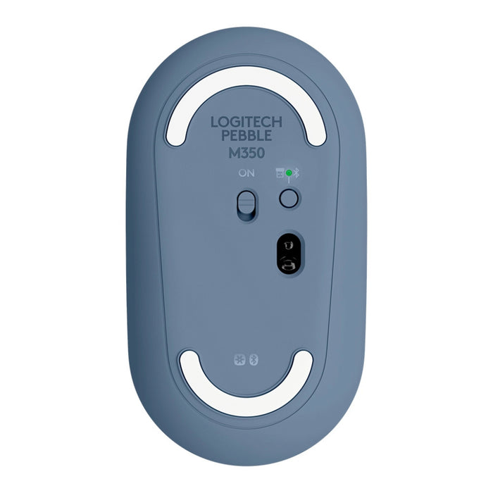 Mouse Logitech Wireless M350 Pebble Blueberry
