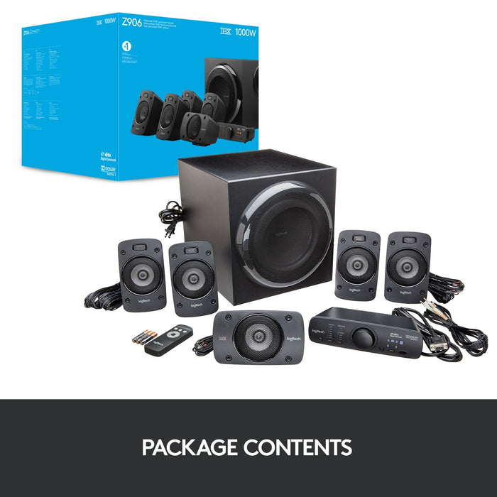 Logitech Z906 speakers