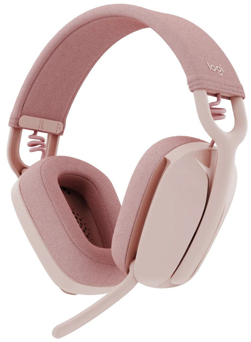 Logitech Zone Vibe 100 wireless headphones-ROSE M/N:A00167-BT-N/A-EMEA-914-STANDALONE