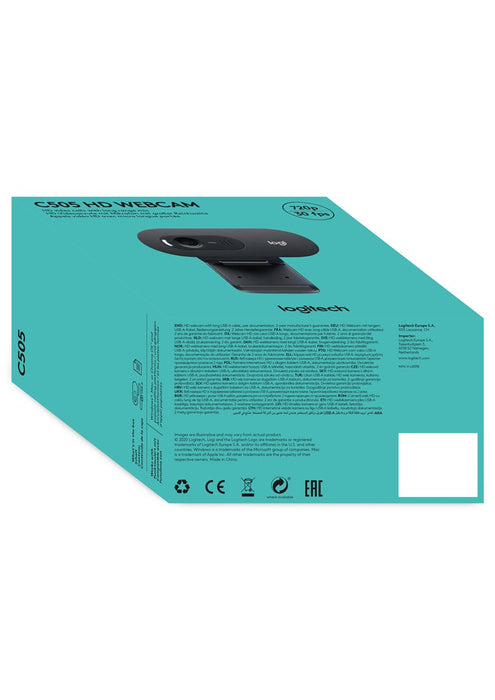 Webcam with microphone LOGITECH C505
