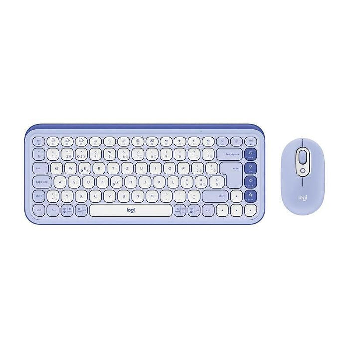 Keyboard Logitech POP ICON + MOUSE - LILAC 920-013078