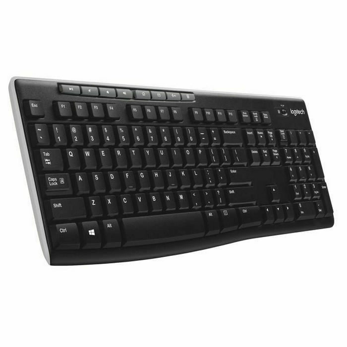 Keyboard and Mouse Logitech 920-003748 Black French AZERTY