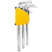 Long Hex Key Sets 1.5-10mm Deli Tools EDL3088 (silver) - Screwdrivers<<<Tools<<<InnproXML