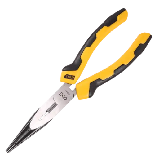 Long Nose Pliers 8’’ Deli Tools EDL2108 (yellow) - Pliers<<<Tools<<<InnproXML