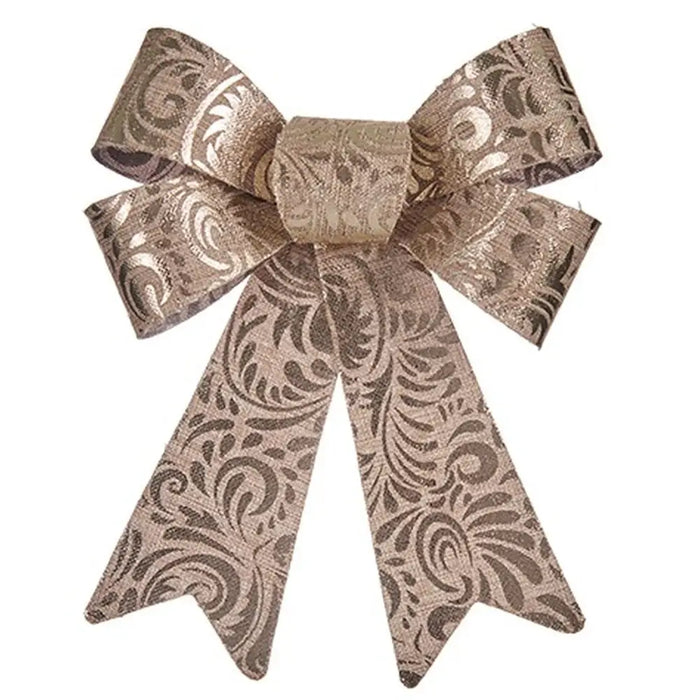 Loops Krist+ Bronze 15 x 4 x 16 cm 15 x 28 x 4 cm Christmas bauble (12 Units) - Декорация и Осветление<<<Дом