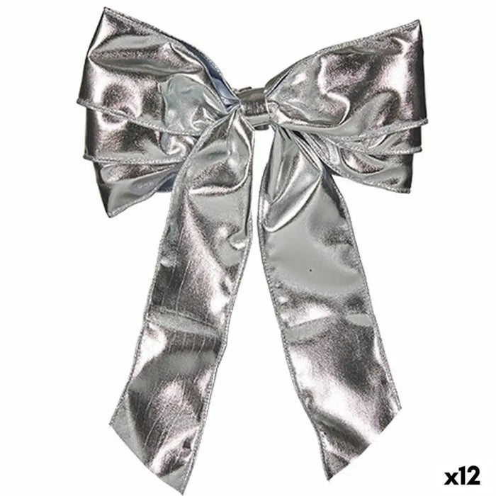 Loops Krist+ Silver 30 x 4 x 20 cm 21 x 45 x 4 cm Christmas bauble (12 Units) - Декорация и Осветление<<<Дом