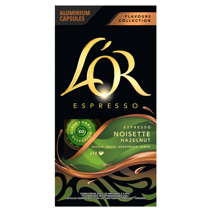 COFFEE LOR FLAVORS HAZELNUT 10PCS