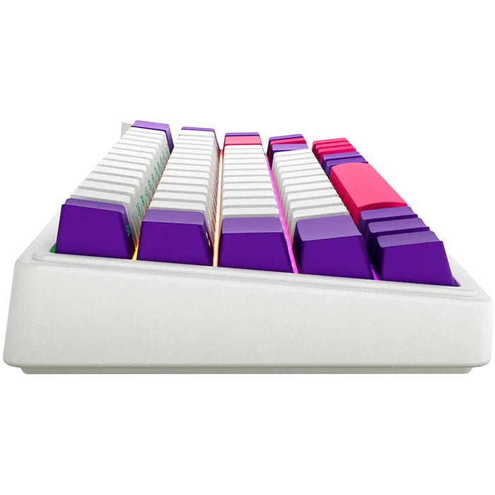 Wireless Keyboard LORGAR BP70MW WHITE PURPLE PINK LRG-KBP70MW-WH-US