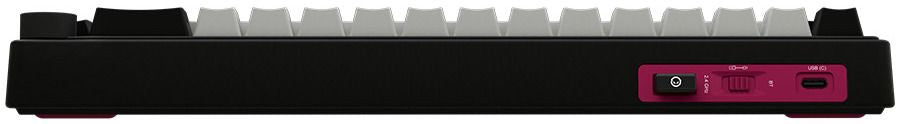 Wireless Keyboard LORGAR KBP70MW BLACK WHITE PINK LRG-KBP70MW-BK-US