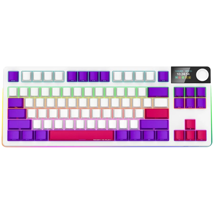 Keyboard Lorgar KBP70TKLW White
