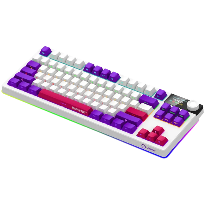Keyboard Lorgar KBP70TKLW-WH White