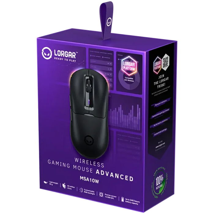 Mouse Lorgar MSA10W Black