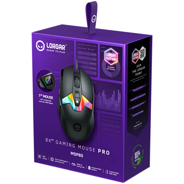 Mouse Lorgar MSP80 Black