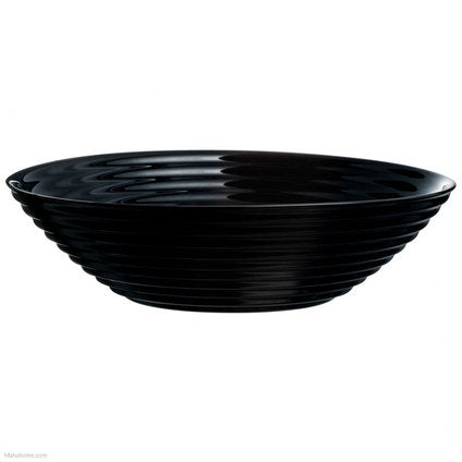 SOUP PLATE 23.5 CM HARENA BLACK LUMINARC