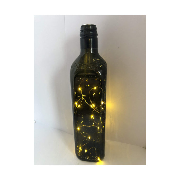 Decorative Bottle Stopper with LED Lumineo Black
