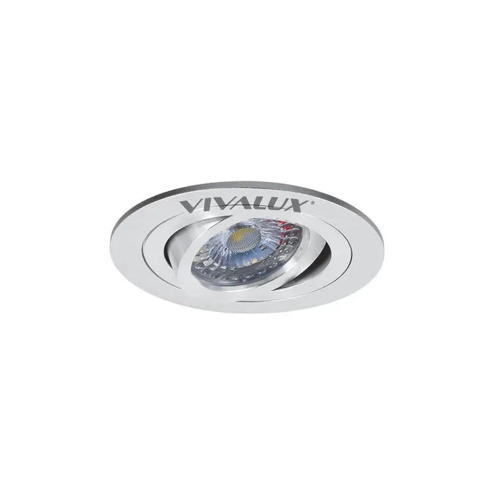 LUNA G5.3 12V ALUMINUM F92 MM VIVALUX STYLE - Луни<<<Вътрешно осветление<<<Осветление<<<Praktiker&&&Луни<<<Вътрешно