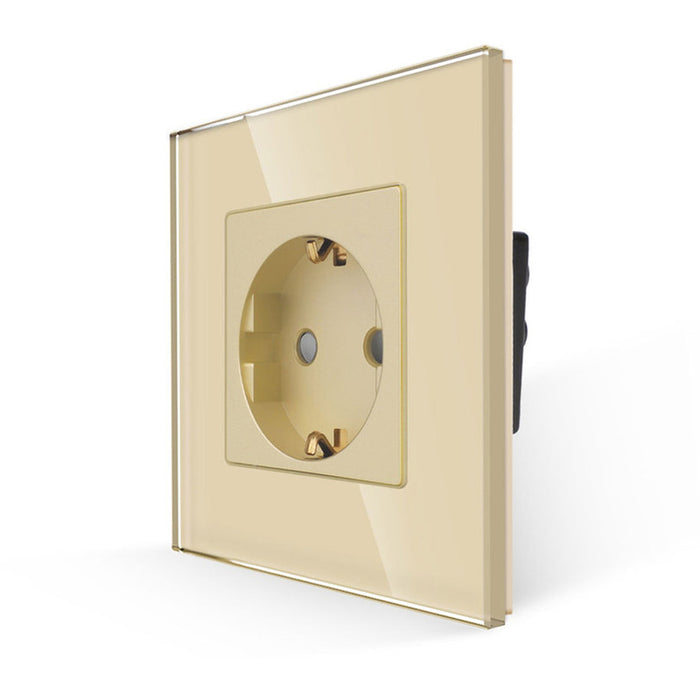 CONTACT WITH CHILD PROTECTION AND LUXON GOLD GLASS FRAME