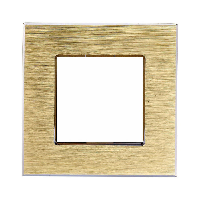 FRAME SINGLE SOLID ALUMINUM GOLD LUXON