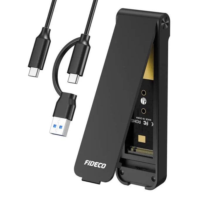 M.2 NVMe 10Gbps SSD enclosure FIDECO M210CP black (USB-C/USB 3.2) - Drive enclosures<<<IT Accessories<<<InnproXML