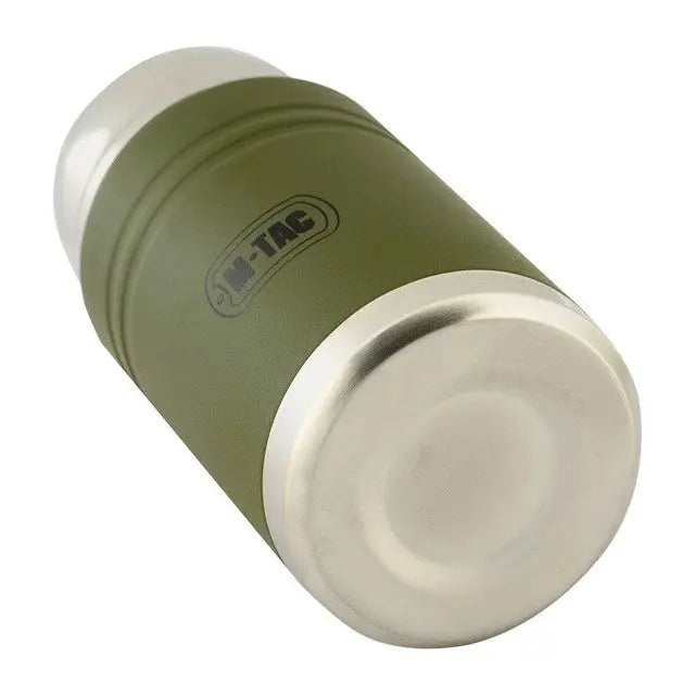 M-Tac UN-R02-750A Food thermos with foldable stainless steel spoon 750 ml olive green - Flasks & thermal