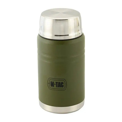 M-Tac UN-R02-750A Food thermos with foldable stainless steel spoon 750 ml olive green - Flasks & thermal