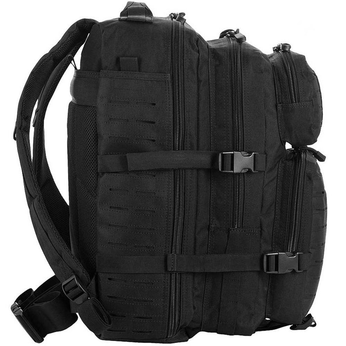M-TAC Large Assault Pack Laser Cut Backpack - Black