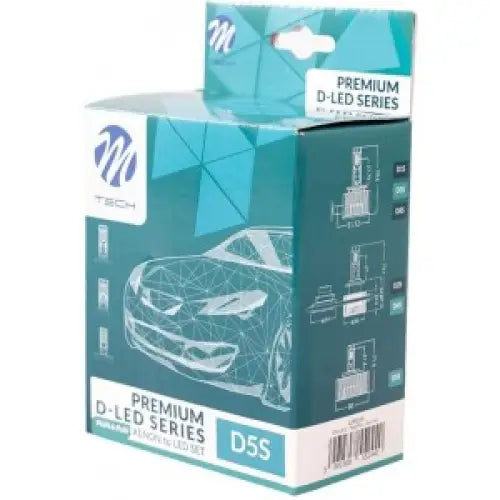 M-TECH D5S PREMIUM D-LED 6000K 35W X2 PCS - АВТОАКСЕСОАРИ<<<MaxCar