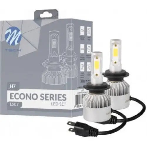 M-TECH H7 LED ECONO SERIES 6500K 80W X2 PCS - АВТОАКСЕСОАРИ<<<MaxCar&&&КРУШКИ И СВЕТЛИНИ<<<MaxCar