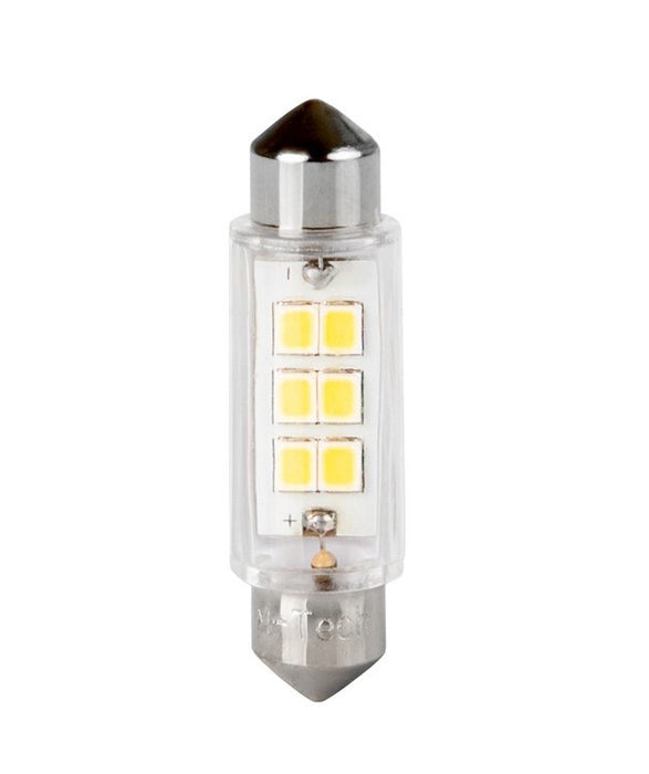 M-TECH ECONO LED C5W (41mm) 6000K 0.4W 12V BLISTER X2 PCS
