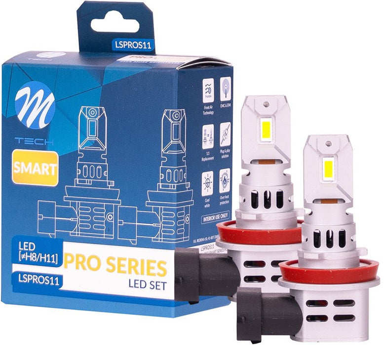 M-TECH H8/H11 LED SMART PRO SERIES 6000K 42W X2 PCS