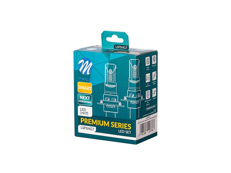 M-TECH H7 LED PREMIUM SMART SERIES 6000K 35W X2 PCS
