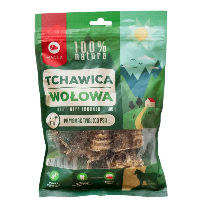 MACED Beef Trachea - Dog Chew - 100g - DelicaciesDLP-PRZ<<<For the dogDLP<<<ActionPL