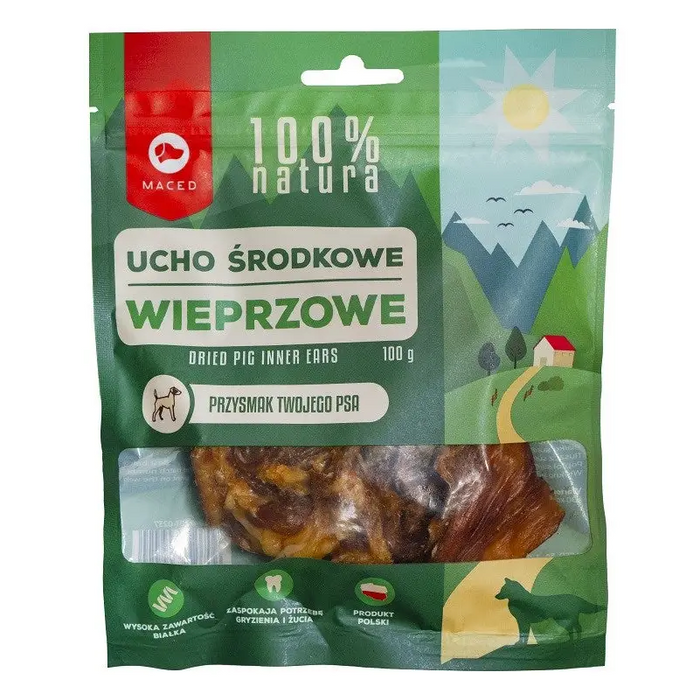 Maced Middle Ear 100 g - DelicaciesDLP-PRZ<<<For the dogDLP<<<ActionPL