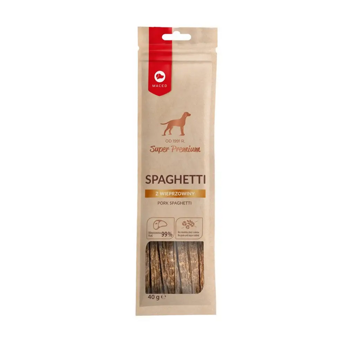 MACED Pork Spaghetti - Dog treat - 40g - DelicaciesDLP-PRZ<<<For the dogDLP<<<ActionPL