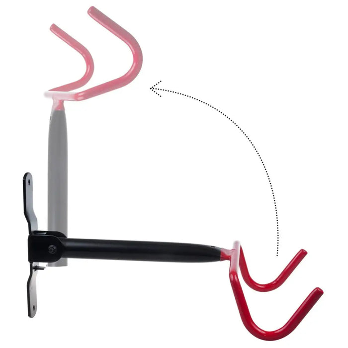 Maclean Bicycle Bike Stand Wall Mount Holder Garage Steel Storage Hook 30kg - HandlesSIR-UCH<<<Bicycles