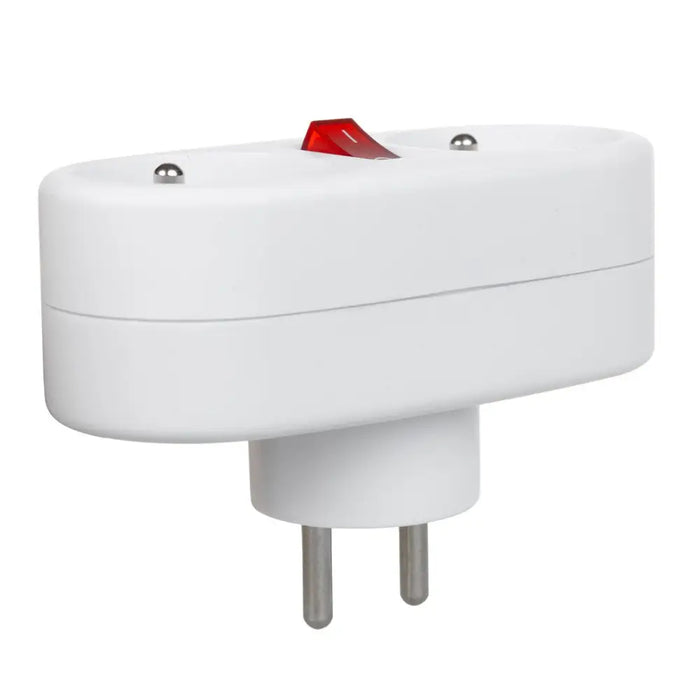 Maclean Current Outlet Socket Splitter with 2 Sockets and Circuit Breaker Type E 2x16A MCE337 E - Jacks