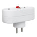 Maclean Current Outlet Socket Splitter with 2 Sockets and Circuit Breaker Type E 2x16A MCE337 E - Jacks