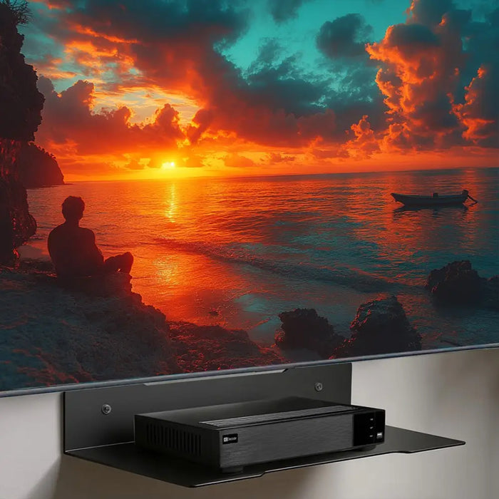 Maclean decoder wall shelf single max. 5kg steel MC-122 - Shelves for electronics equipmentTVA-PPS<<<TV