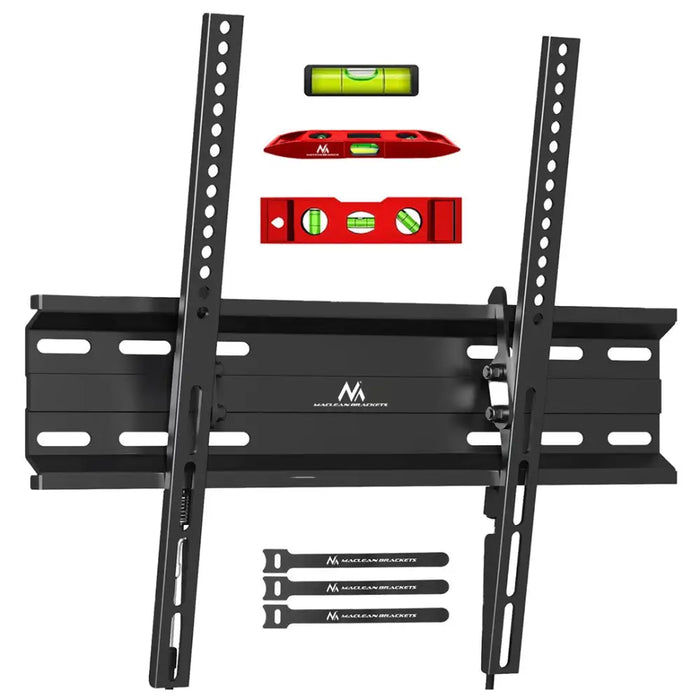 Maclean MC-748A TV or Monitor Mount TV Wall Holder Handle max VESA 400x400 32-70’’ 45kg Black - Brackets for TVs