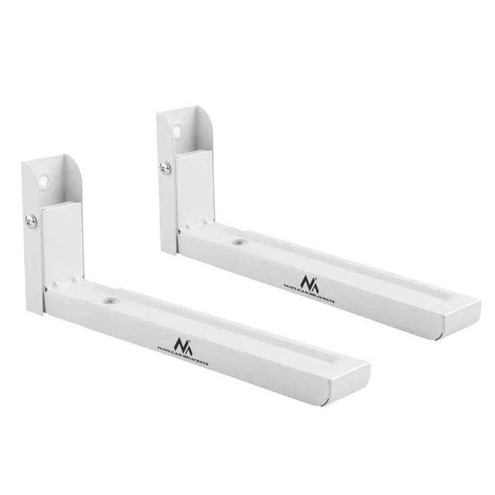 Maclean MC-915 W Universal Microwave Oven Bracket Holder Wall Mount Adjustable White Space Saving 30kg - General