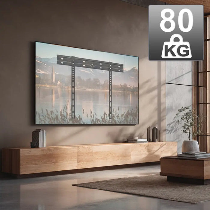 Maclean ultra flat wall mount for TV 40-85’’ max VESA 600x400 load up to 80kg MC-123 - Brackets for TVs